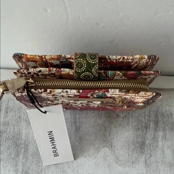 Brahmin Floral BiFold Wallet HannahMarketplace Melbourne Genuine Leather